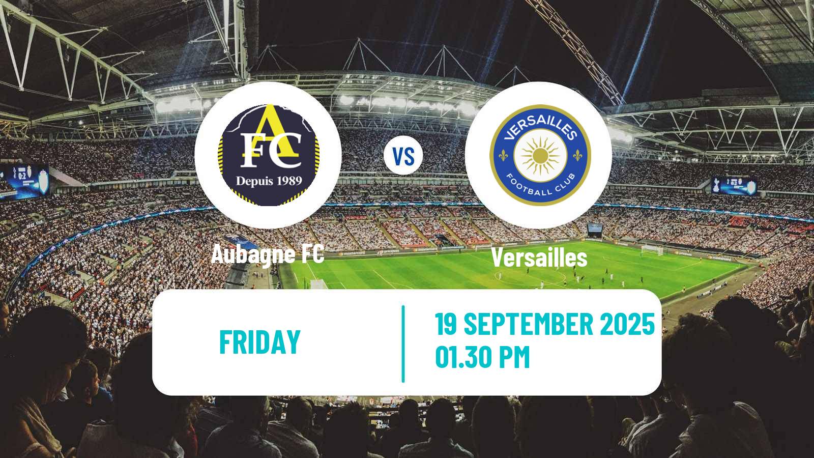 Soccer French National League Aubagne - Versailles