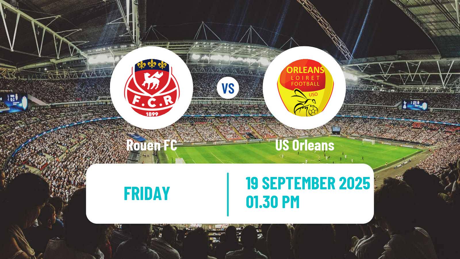 Soccer French National League Rouen FC - Orleans