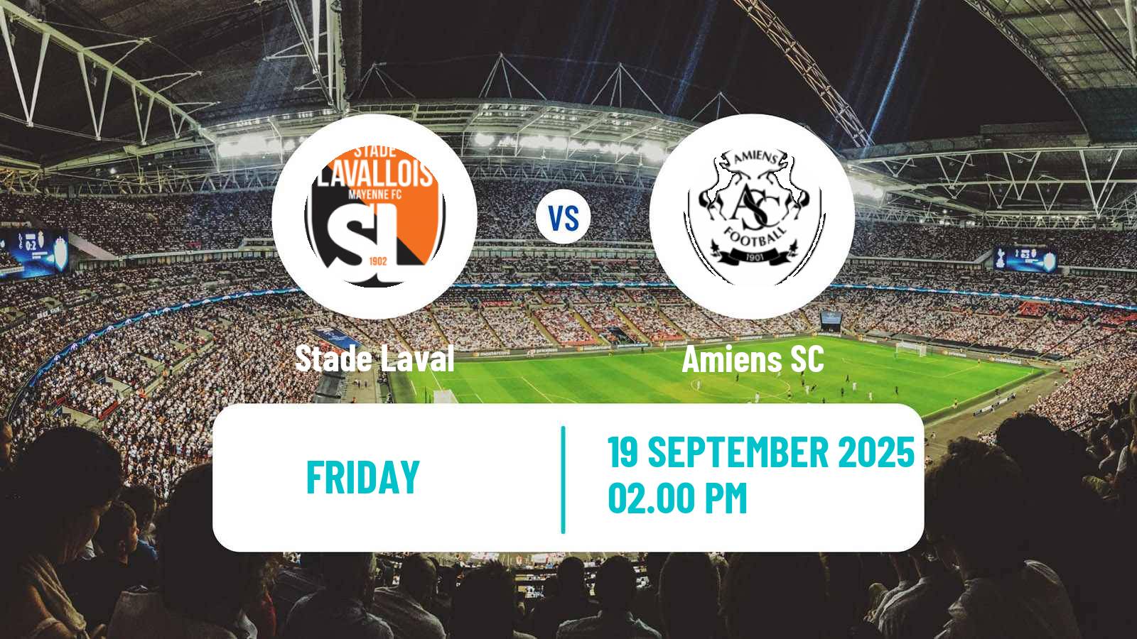 Soccer French Ligue 2 Laval - Amiens