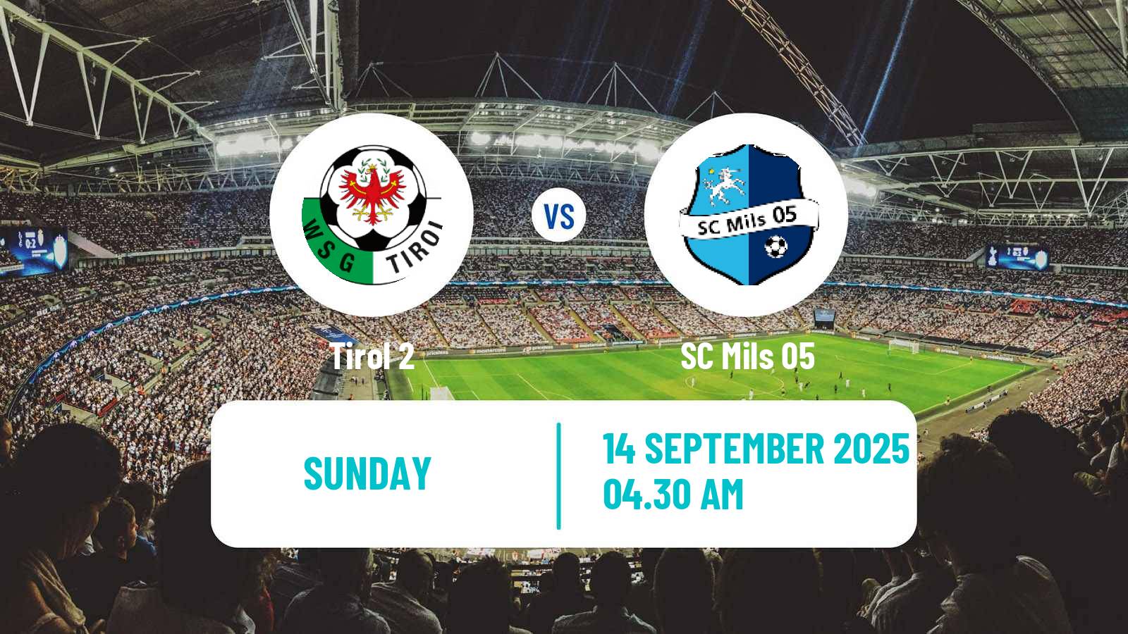 Soccer Austrian Landesliga Tirol Tirol 2 - Mils