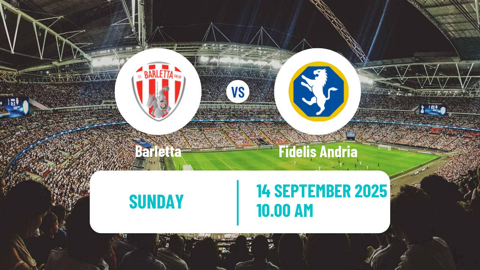 Soccer Italian Serie D - Group H Barletta - Fidelis Andria