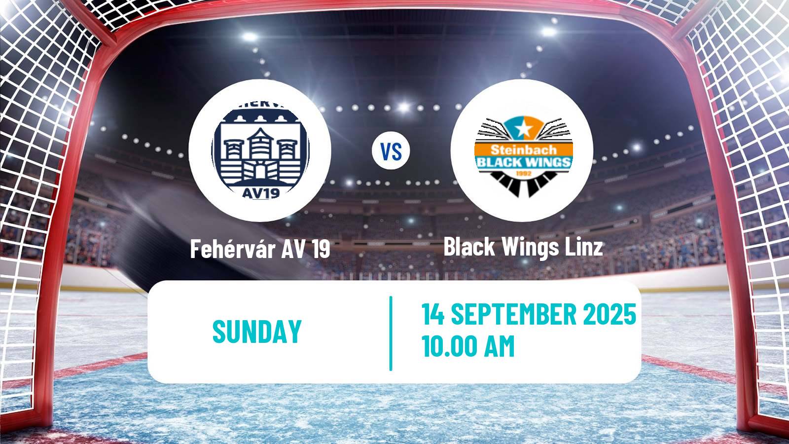 Hockey Austrian Ice Hockey League Fehérvár AV 19 - Black Wings Linz
