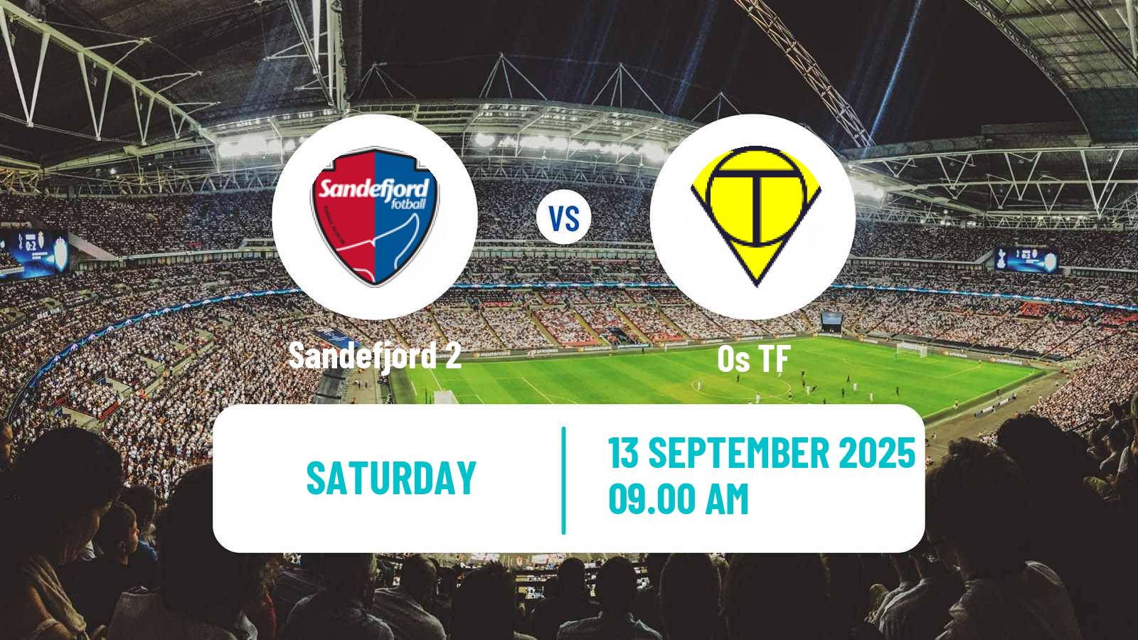 Soccer Norwegian Division 3 - Group 4 Sandefjord 2 - Os TF