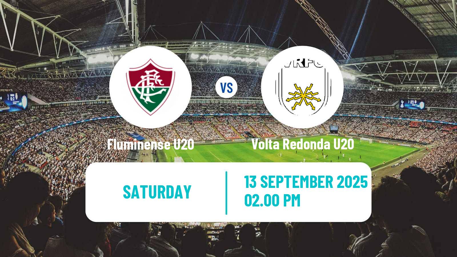 Soccer Brazilian Carioca U20 Fluminense U20 - Volta Redonda U20
