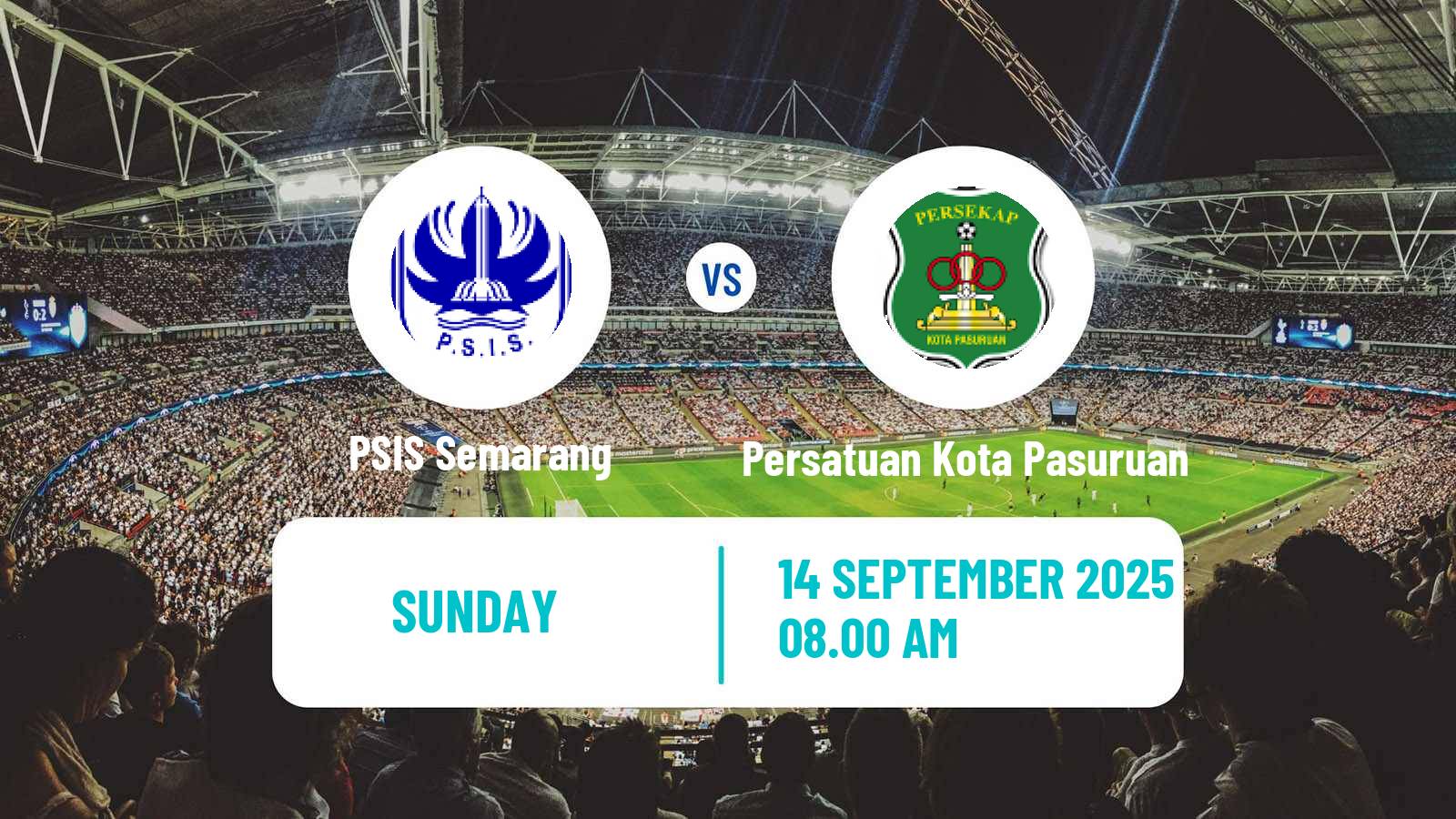 Soccer Indonesian Liga 2 PSIS Semarang - Persatuan Kota Pasuruan