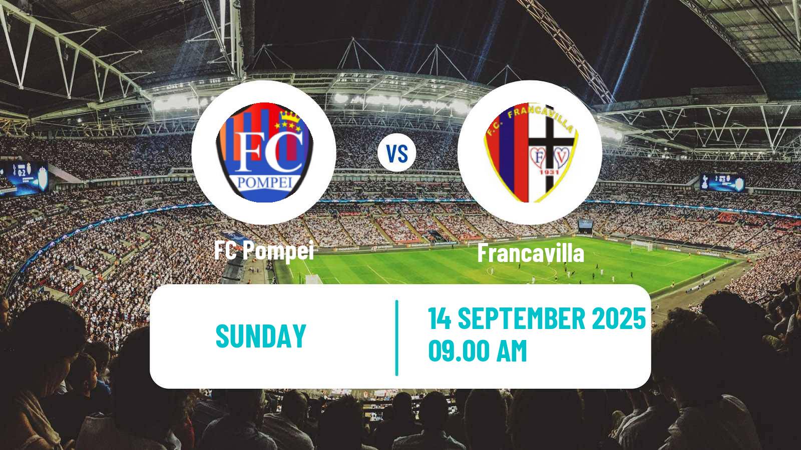 Soccer Italian Serie D - Group H Pompei - Francavilla