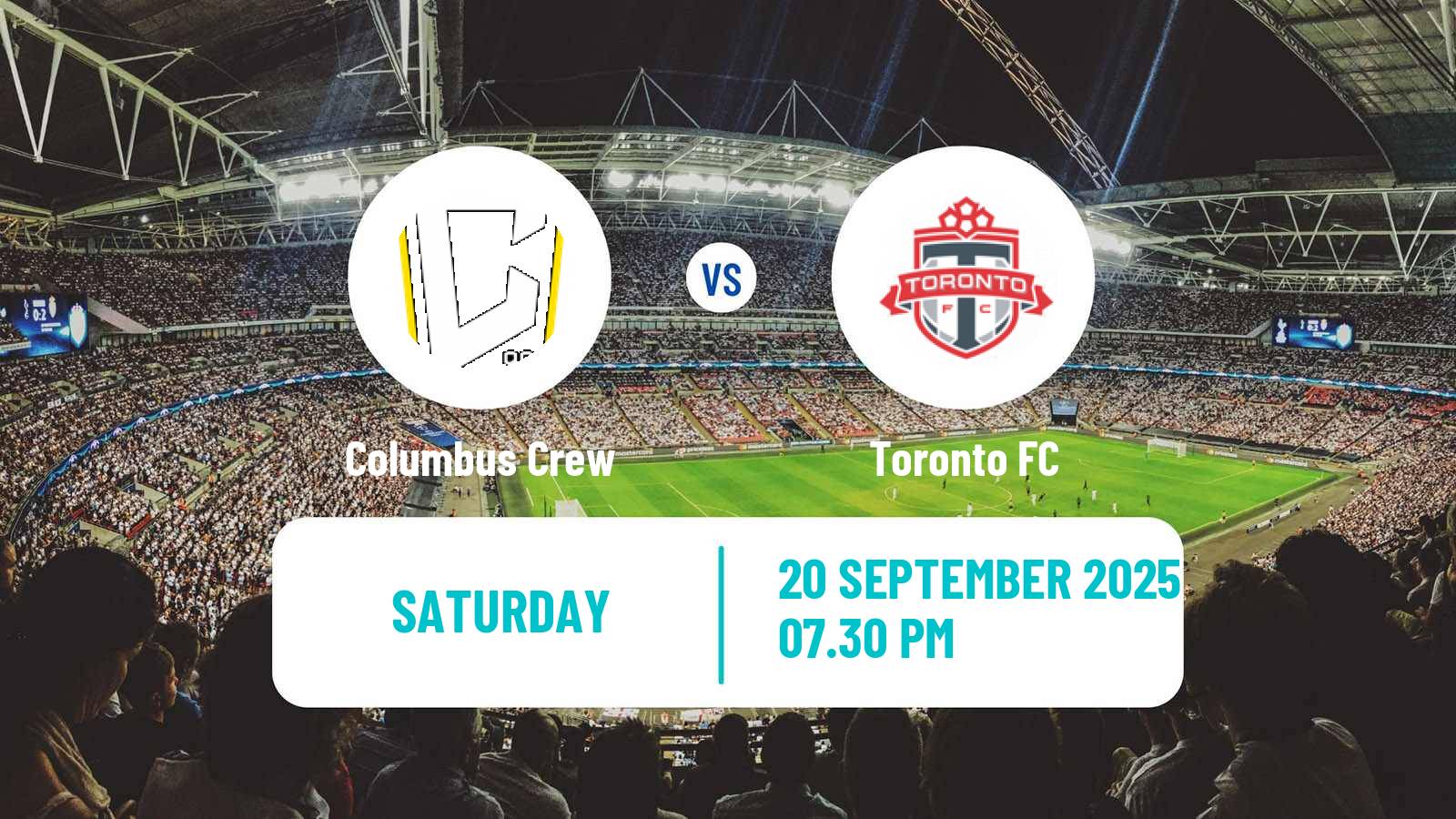 Soccer MLS Columbus Crew - Toronto FC