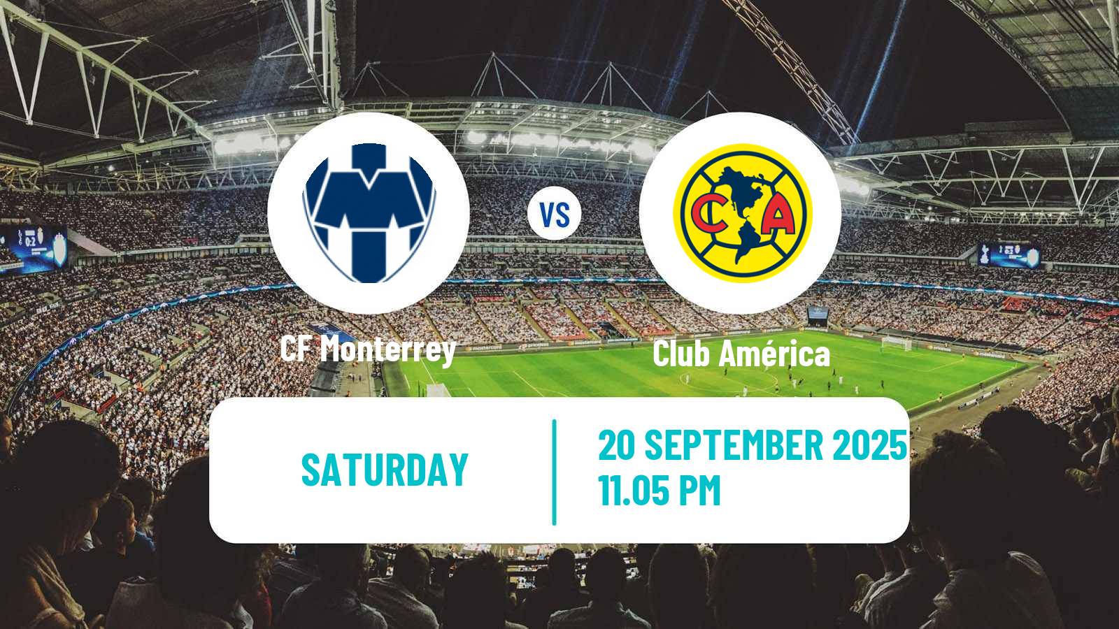 Soccer Mexican Liga MX Monterrey - Club América