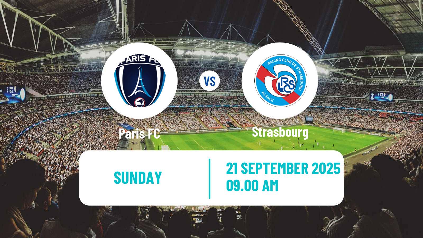Soccer French Ligue 1 Paris FC - Strasbourg
