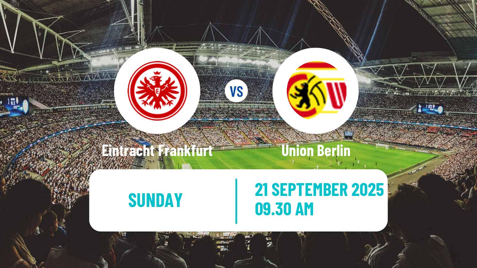 Soccer German Bundesliga Eintracht Frankfurt - Union Berlin
