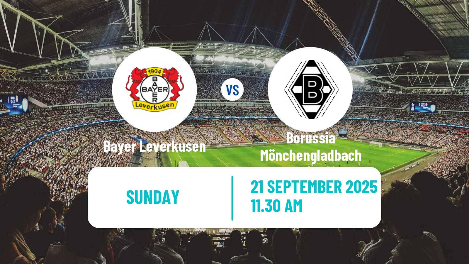 Soccer German Bundesliga Bayer Leverkusen - Borussia Mönchengladbach