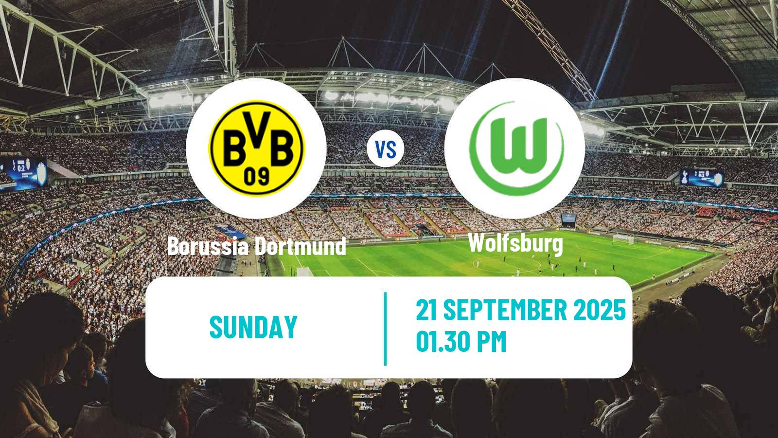 Soccer German Bundesliga Borussia Dortmund - Wolfsburg