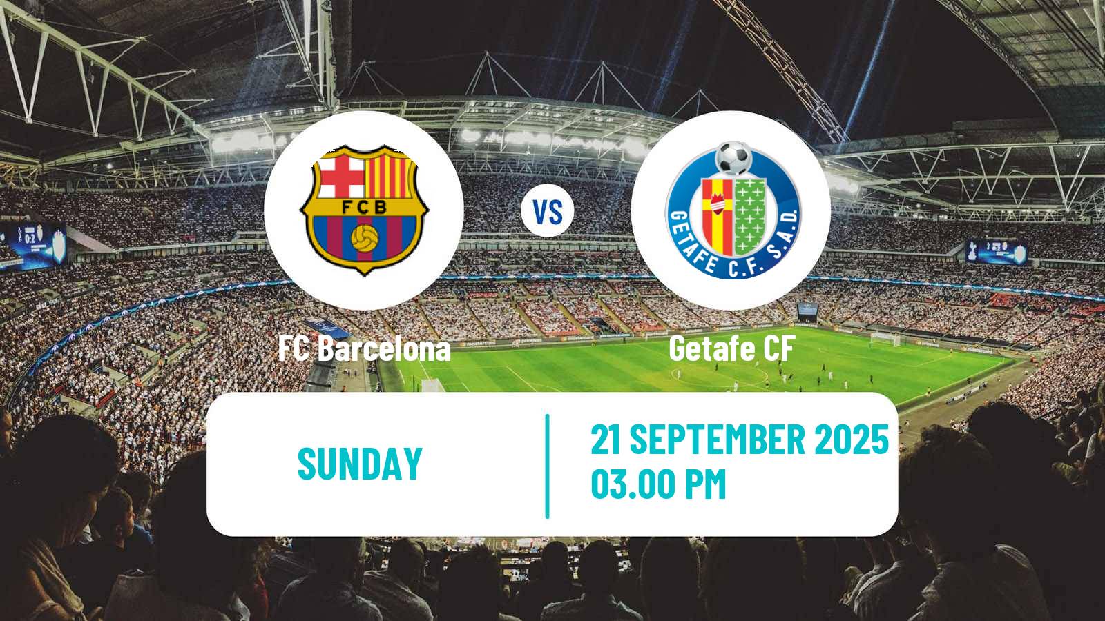 Soccer Spanish LaLiga Barcelona - Getafe
