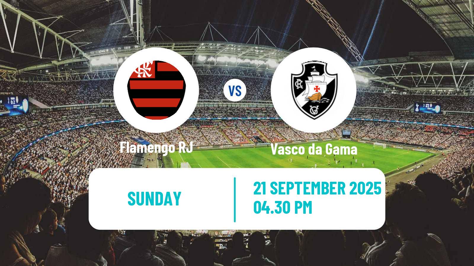 Soccer Brazilian Serie A Flamengo - Vasco da Gama