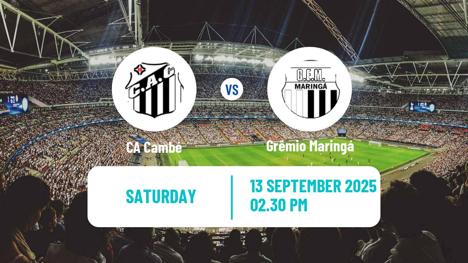 Soccer Brazilian Paranaense 3 Cambé - Grêmio Maringá