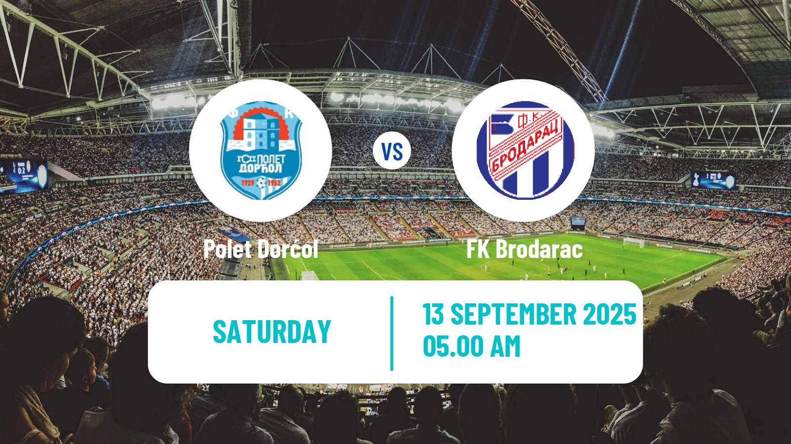 Soccer Serbian Srpska Liga - Belgrade Polet Dorćol - Brodarac