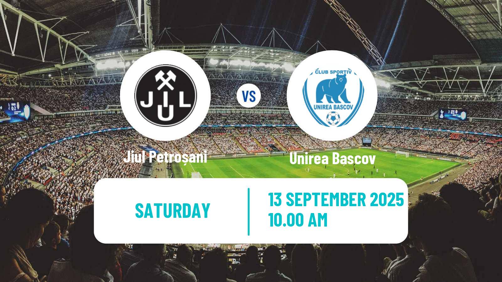 Soccer Romanian Liga 3 - Seria 6 Jiul Petroșani - Unirea Bascov