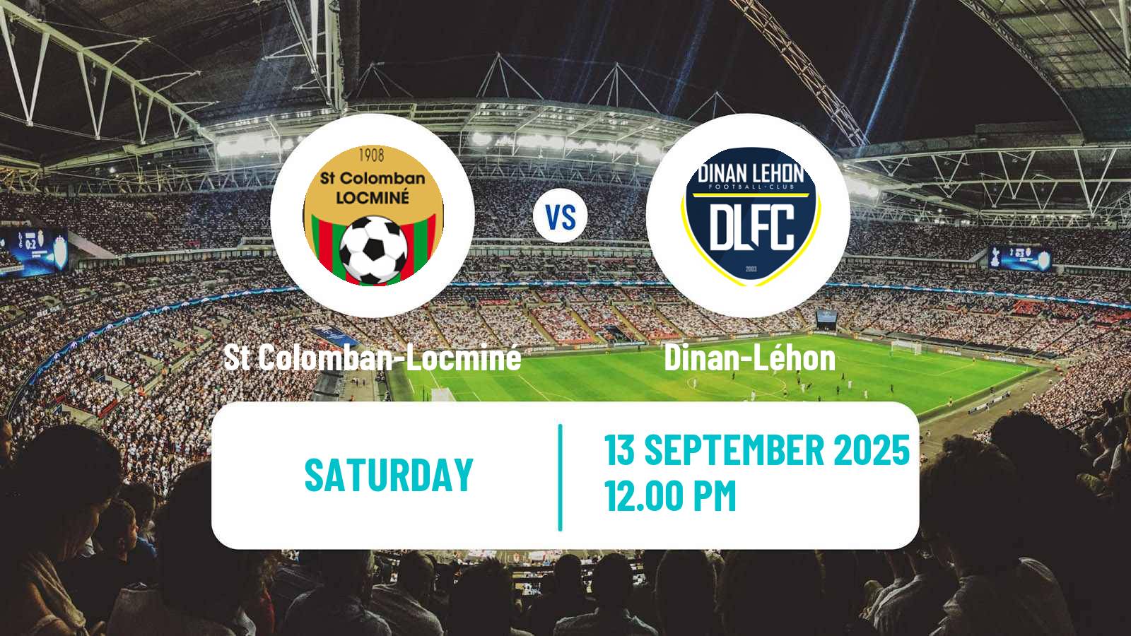 Soccer French National 2 - Group A St Colomban-Locminé - Dinan-Léhon