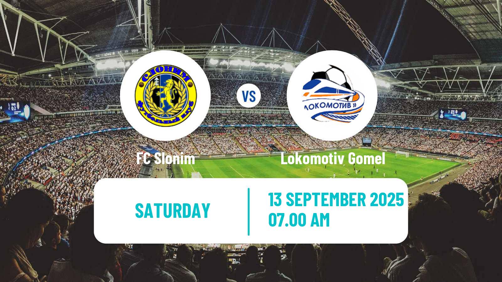 Soccer Belarusian Pershaya Liga Slonim - Lokomotiv Gomel