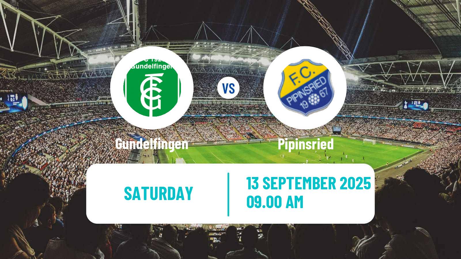 Soccer German Oberliga Bayern Süd Gundelfingen - Pipinsried