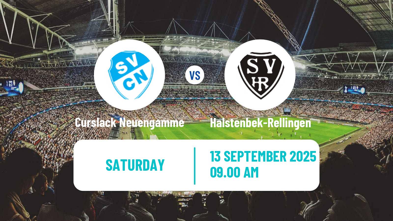 Soccer German Oberliga Hamburg Curslack Neuengamme - Halstenbek-Rellingen