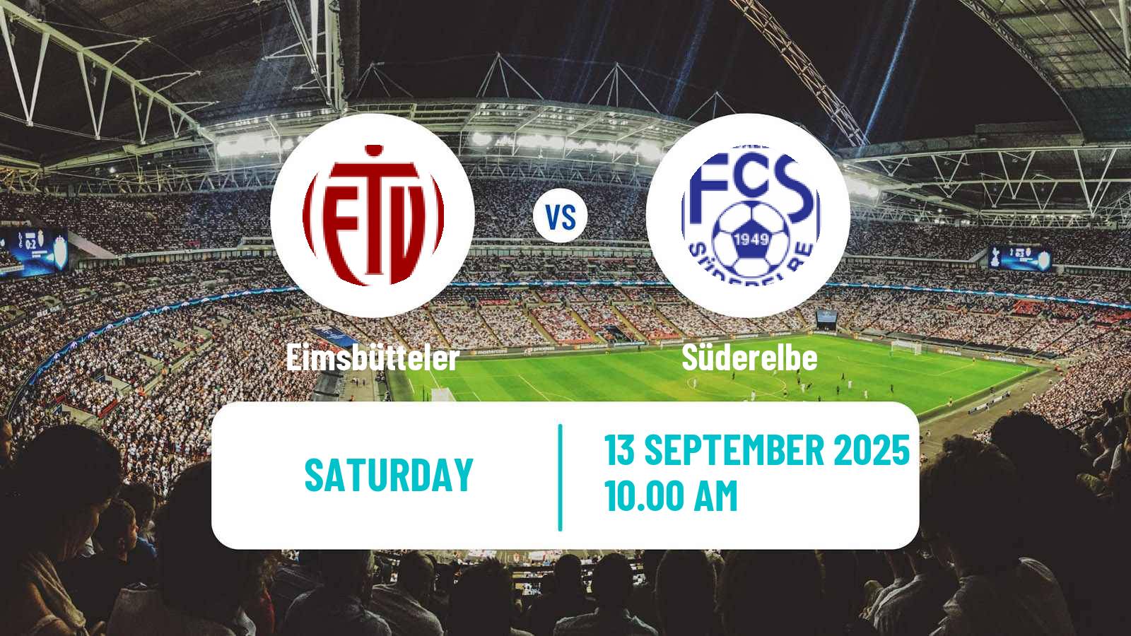Soccer German Oberliga Hamburg Eimsbütteler - Süderelbe