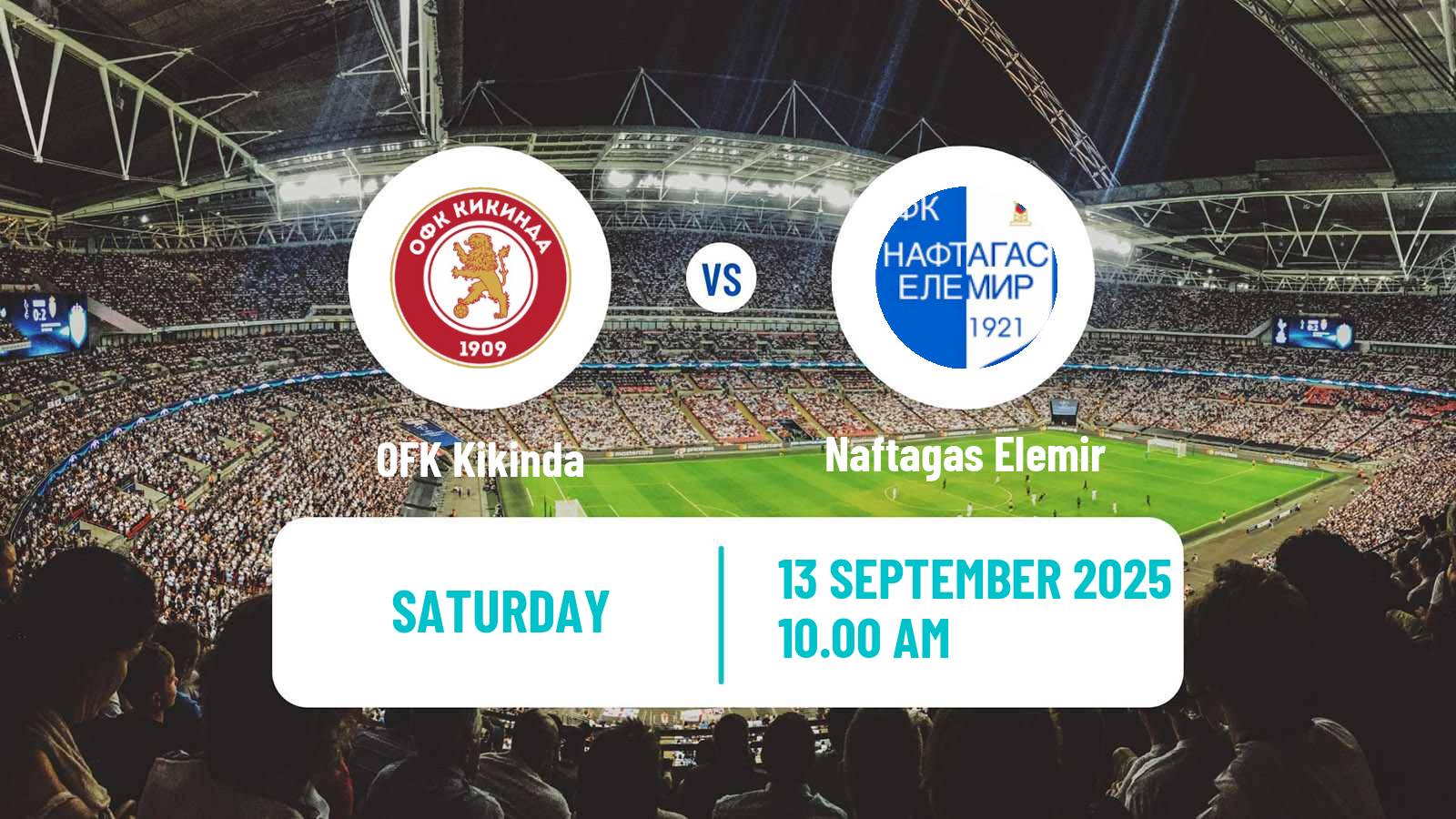 Soccer Serbian Srpska Liga - Vojvodina Kikinda - Naftagas Elemir
