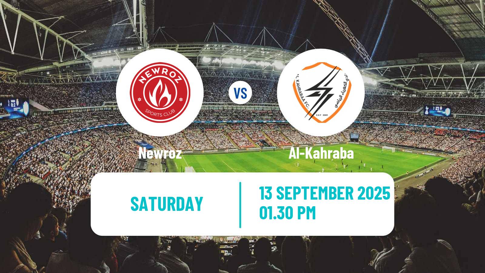 Soccer Iraqi Premier League Newroz - Al-Kahraba