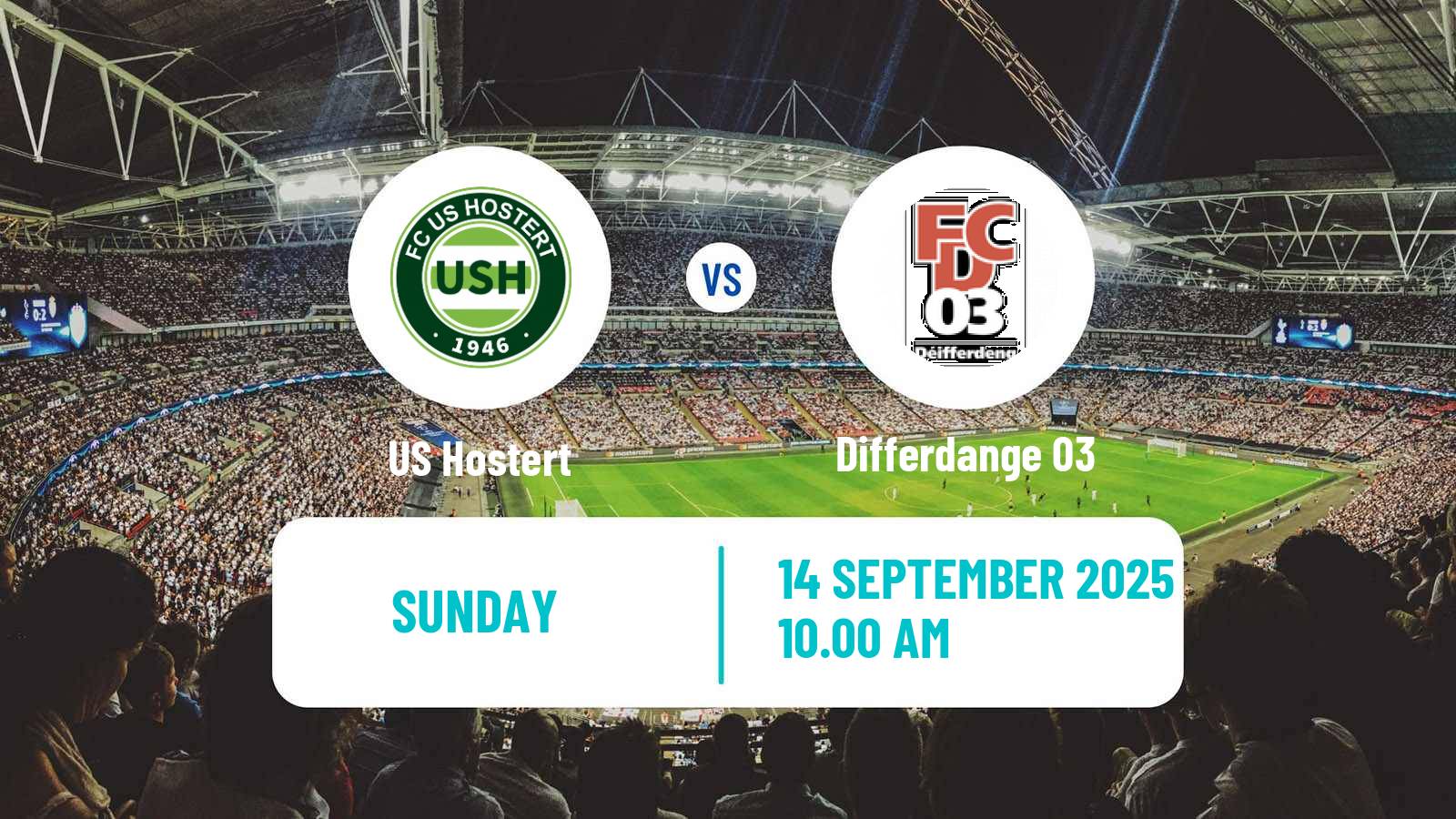 Soccer Luxembourg National Division Hostert - Differdange 03