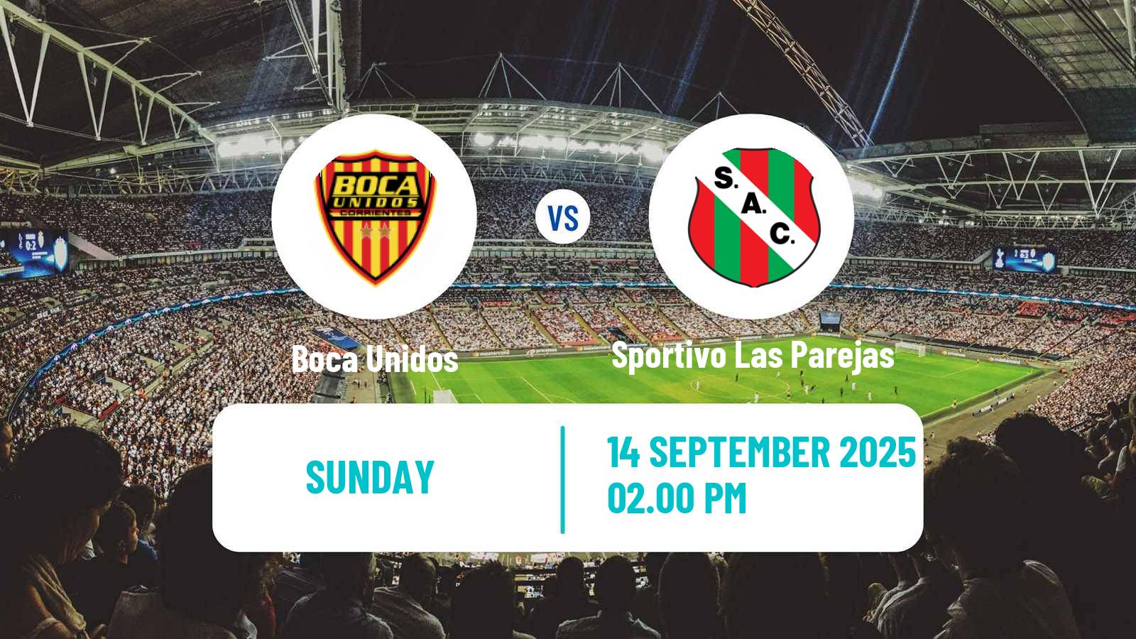 Soccer Argentinian Torneo Federal Boca Unidos - Sportivo Las Parejas