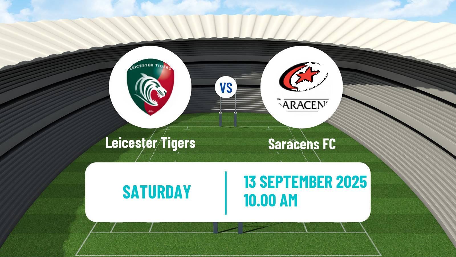 Rugby union English Premiership Rugby Cup Leicester Tigers - Saracens