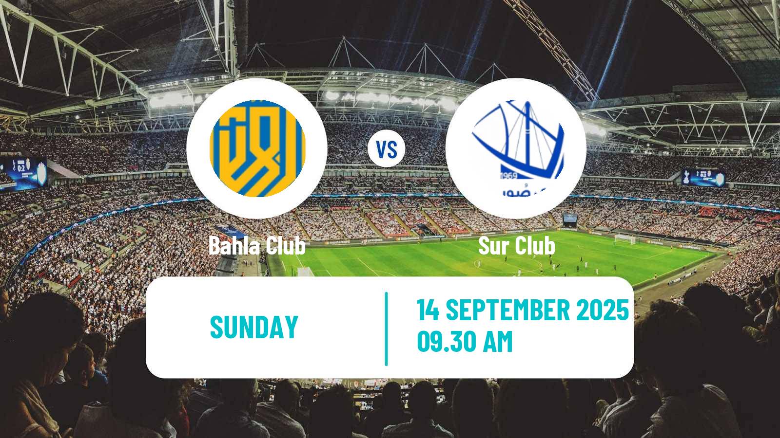 Soccer Omani League Bahla - Sur Club