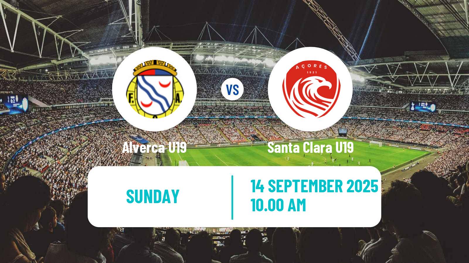 Soccer Portuguese Campeonato Nacional U19 Alverca U19 - Santa Clara U19