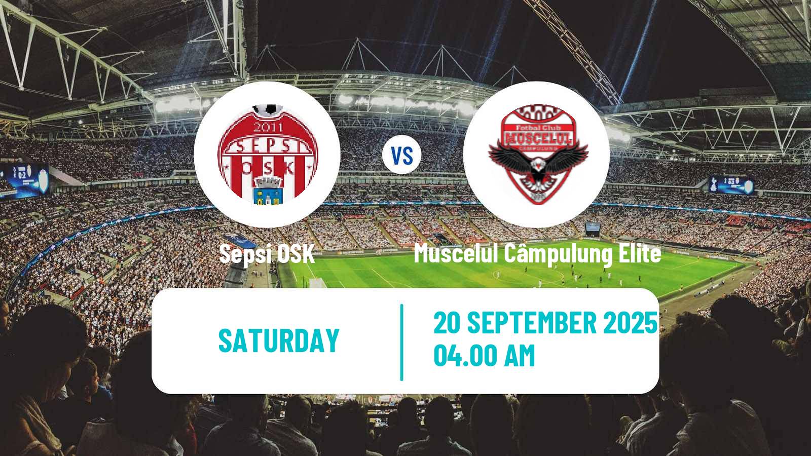 Soccer Romanian Division 2 Sepsi OSK - Muscelul Câmpulung Elite