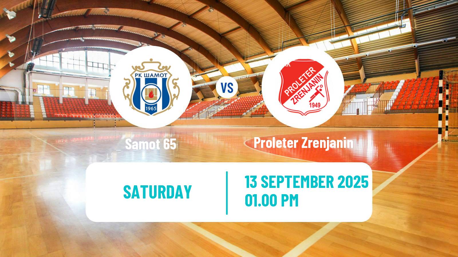 Handball Serbian Superliga Handball Samot 65 - Proleter Zrenjanin