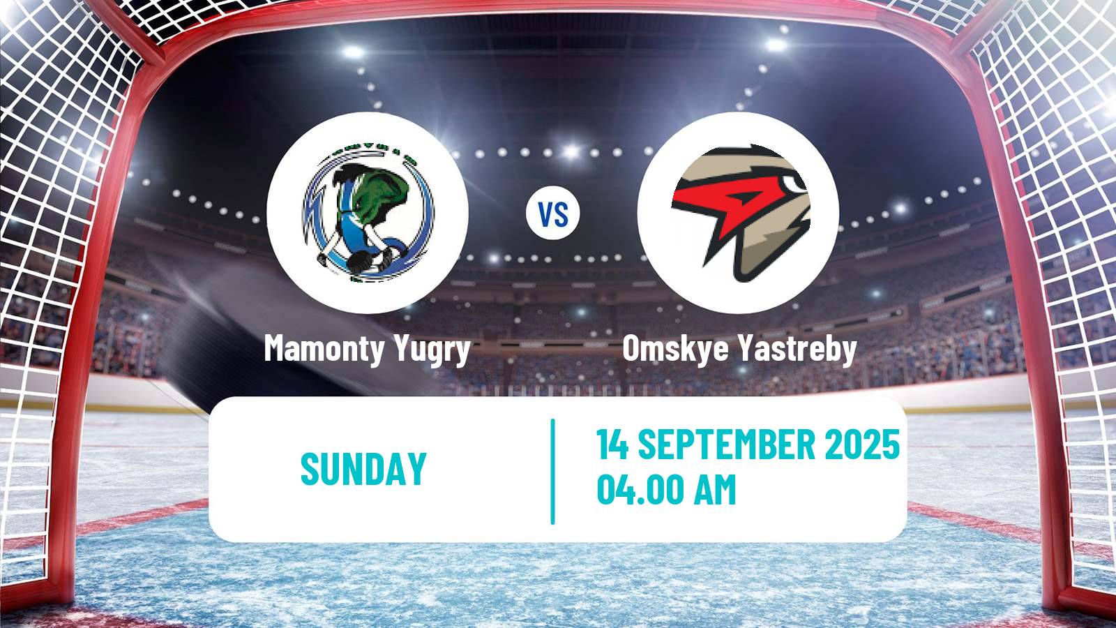 Hockey MHL Mamonty Yugry - Omskye Yastreby