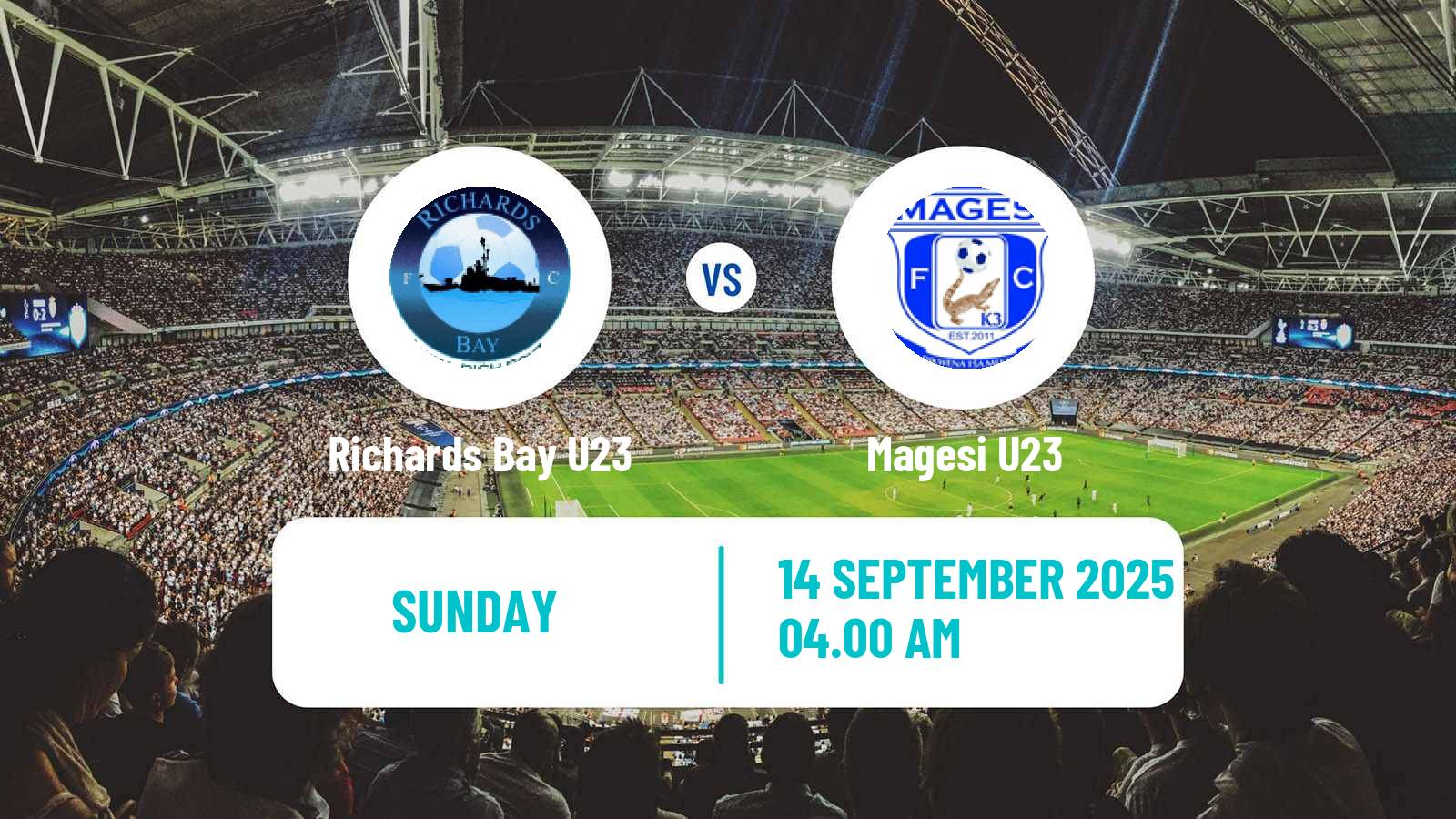Soccer South African Diski Challenge Richards Bay U23 - Magesi U23