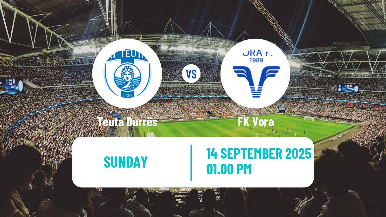 Soccer Albanian Super League Teuta Durrës - Vora