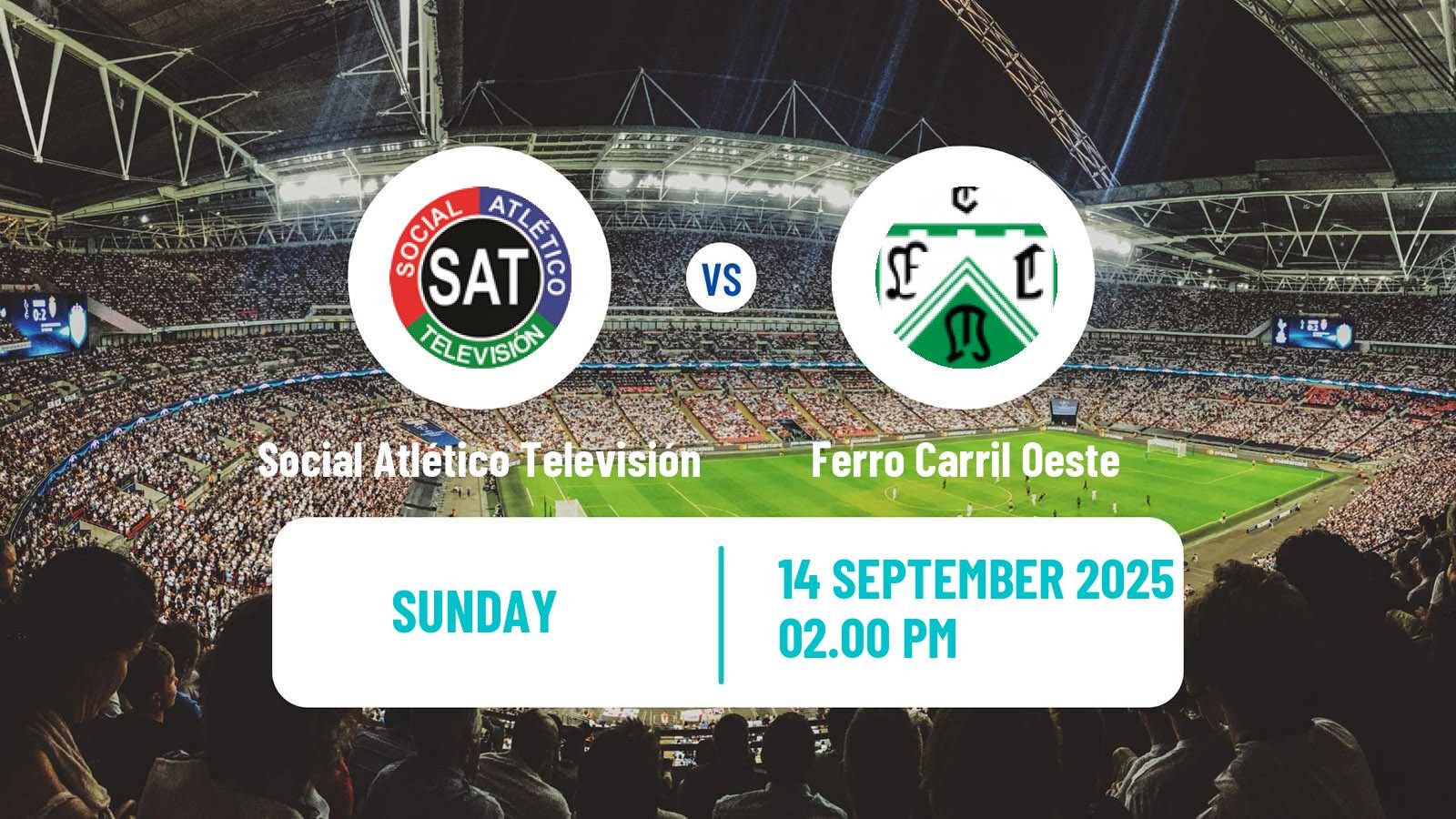 Soccer Argentinian Primera A Women Social Atlético Televisión - Ferro Carril Oeste