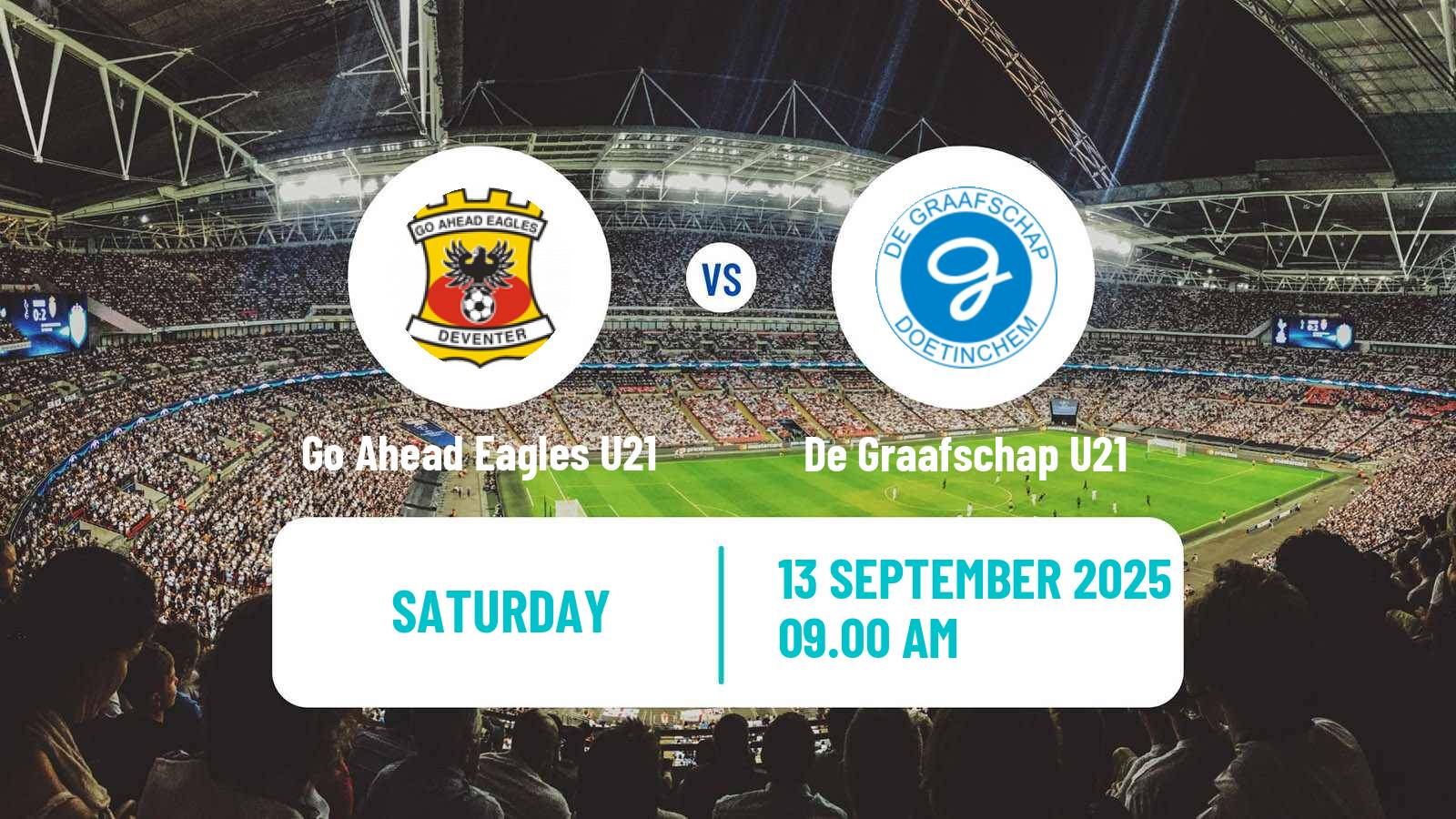 Soccer Dutch Divisie 1 U21 Go Ahead Eagles U21 - De Graafschap U21