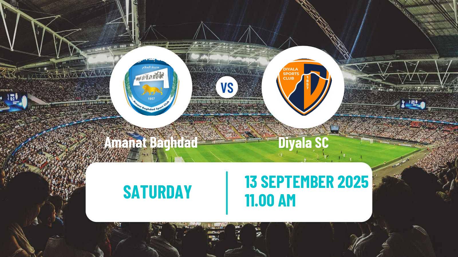 Soccer Iraqi Premier League Amanat Baghdad - Diyala