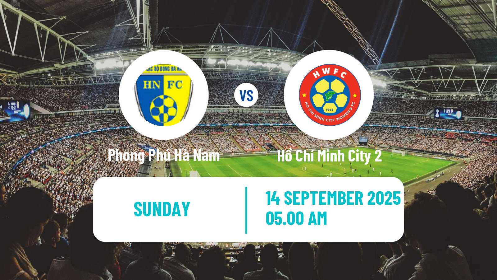 Soccer Vietnamese National League Women Phong Phú Hà Nam - Hồ Chí Minh City 2