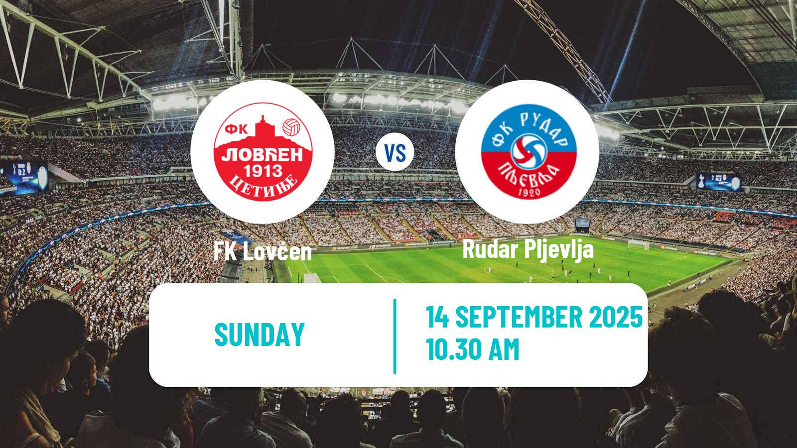 Soccer Montenegrin Druga Liga Lovćen - Rudar Pljevlja