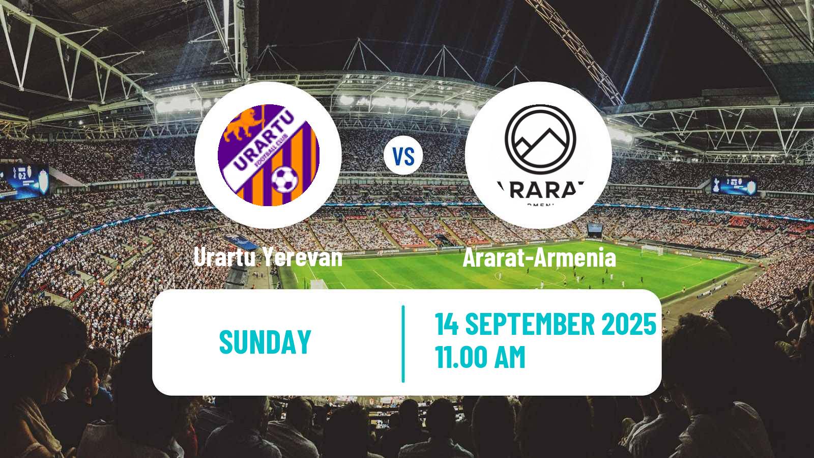 Soccer Armenian Premier League Urartu Yerevan - Ararat-Armenia
