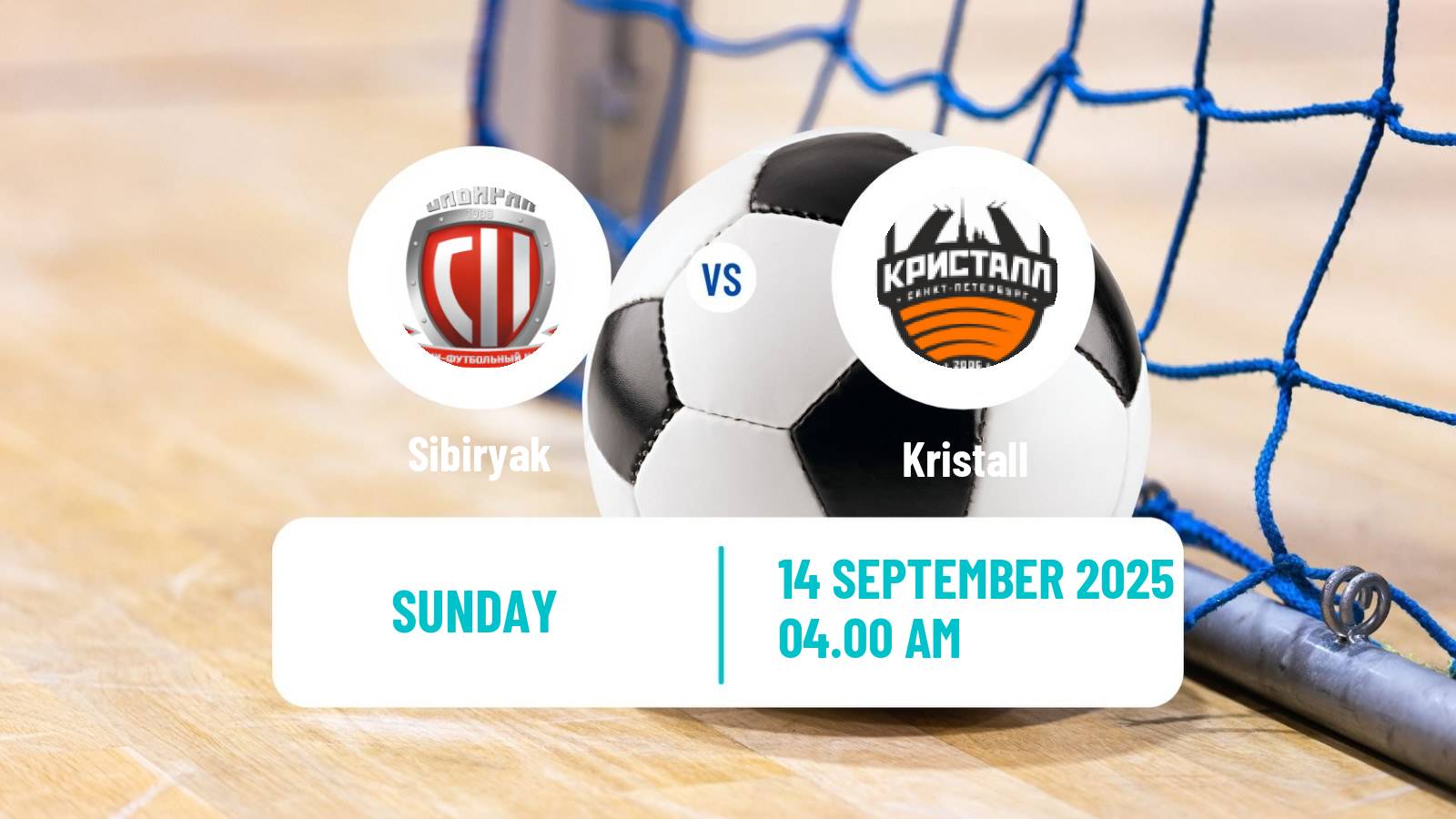 Futsal Russian Super Liga Futsal Sibiryak - Kristall