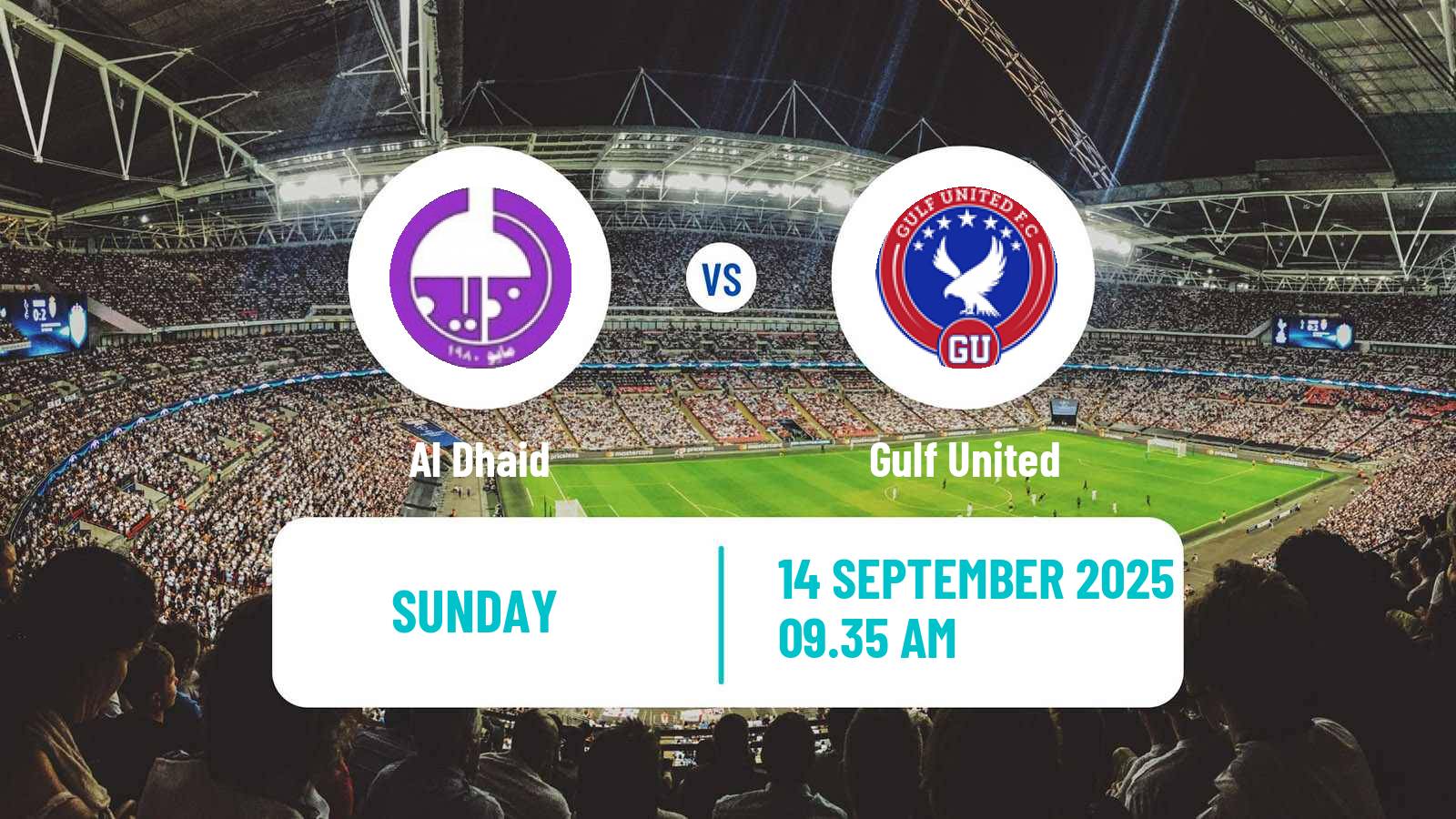 Soccer UAE Presidents Cup Al Dhaid - Gulf United