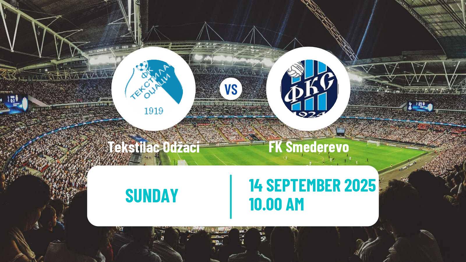 Soccer Serbian Prva Liga Tekstilac Odžaci - Smederevo