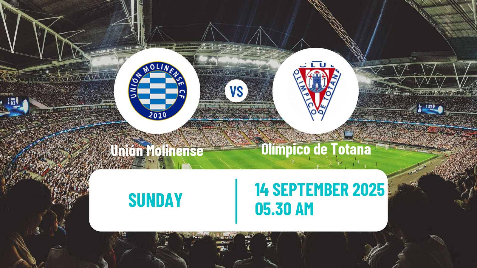 Soccer Spanish Tercera RFEF - Group 13 Unión Molinense - Olímpico de Totana