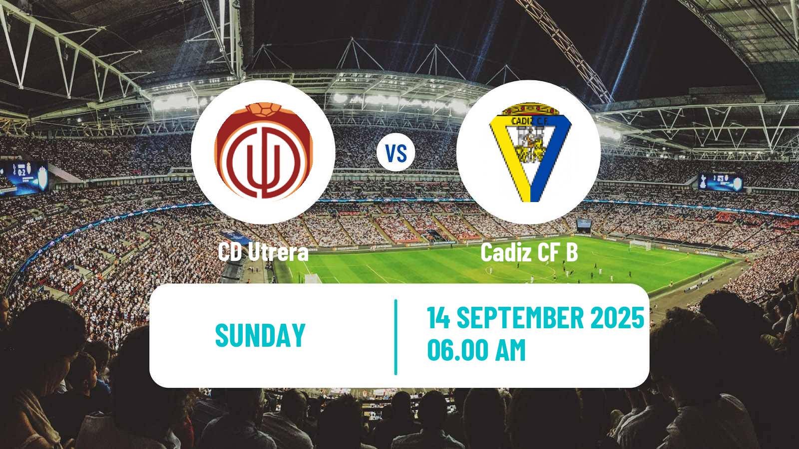 Soccer Spanish Tercera RFEF - Group 10 Utrera - Cadiz CF B