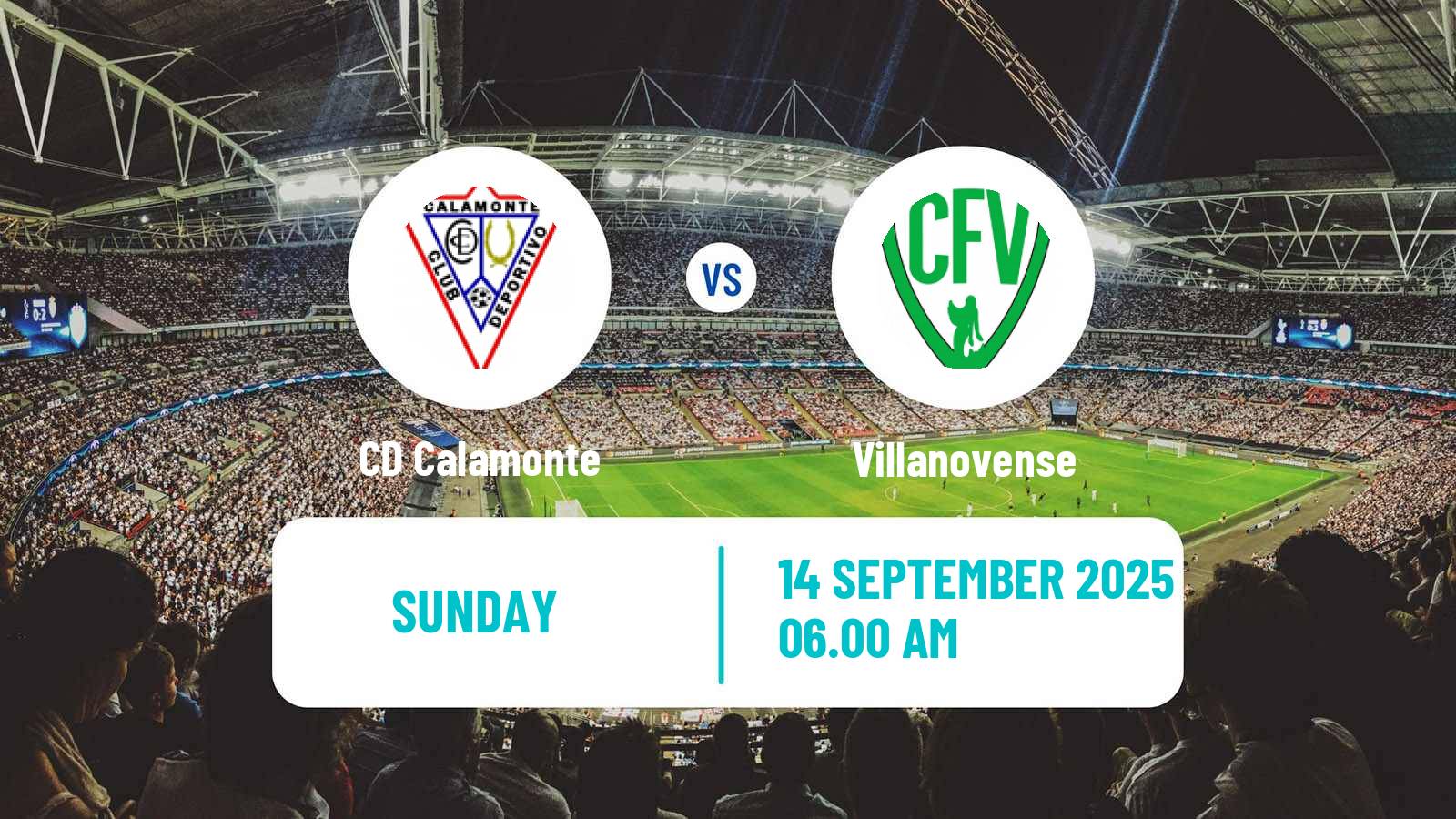 Soccer Spanish Tercera RFEF - Group 14 Calamonte - Villanovense